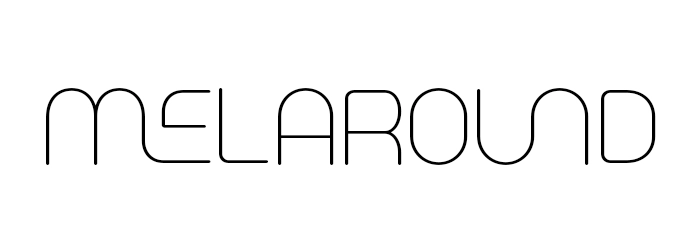 Melaround - Monoline Display Typeface